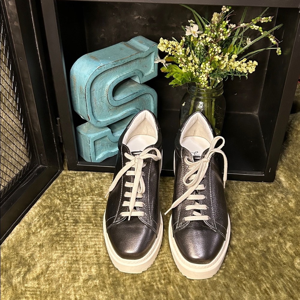 HOMERS Artisan Ista Sneakers Platform Pewter Gray 37